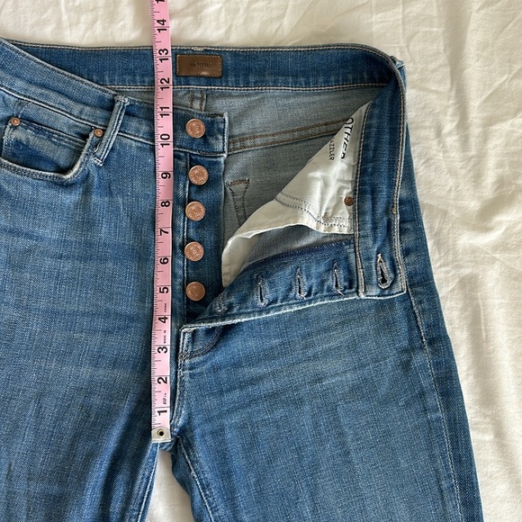 Mother the pixie dazzler ankle fray in wash beginners luck *flawed - Picture 5 of 16